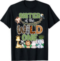 Wild One Sister 1st Birthday Safari Family Matching Shirt 223