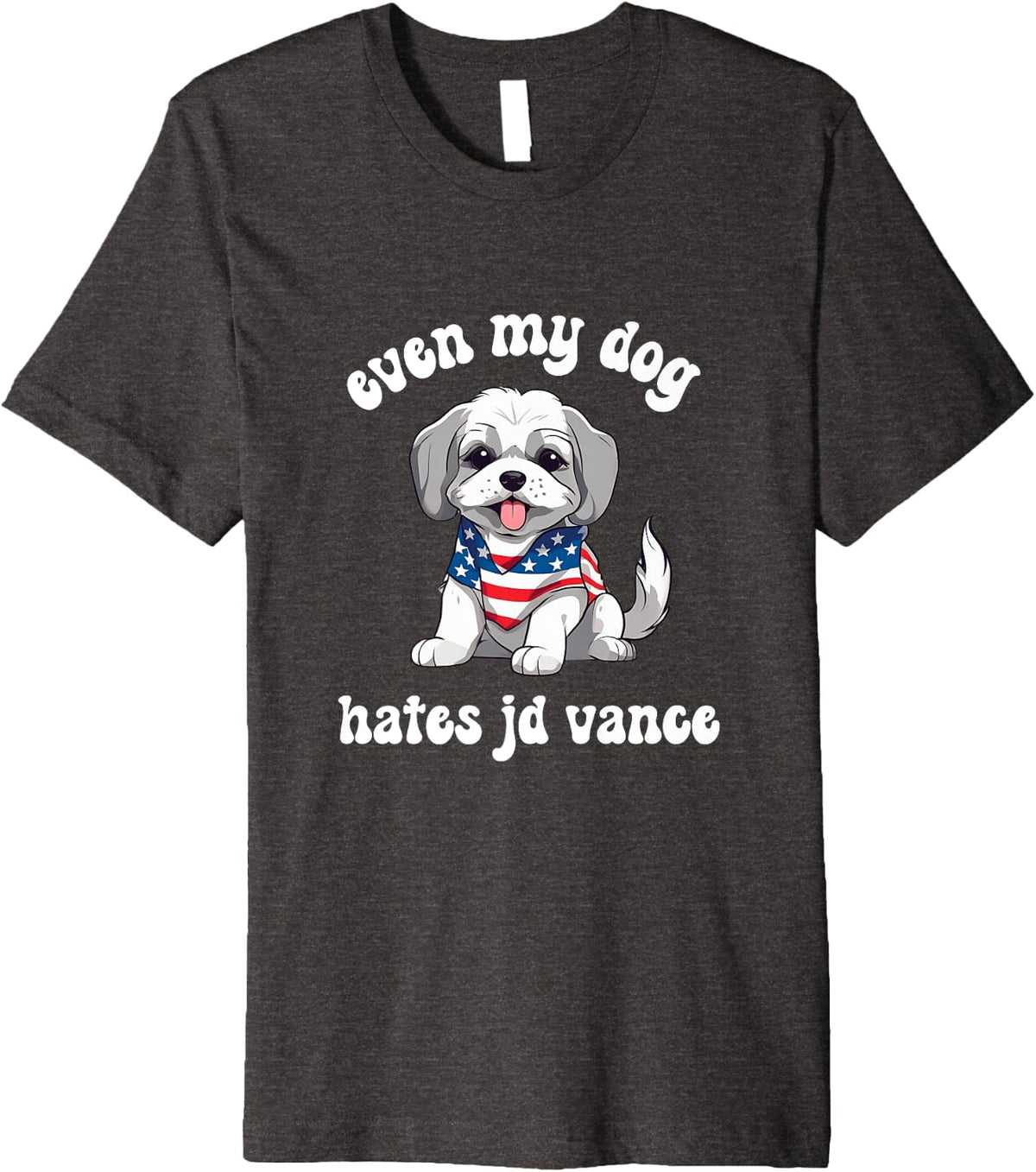 Even My Dog Hates JD Vance Liberal Harris for President Vote Premium
