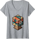 Womens Funny 3d Printing Service Business Owner Printer Lovers V Neck Apparel Minimal Style