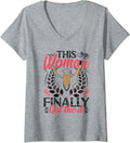 This Woman Finally Got The D Juris Doctor JD Law Student V Neck