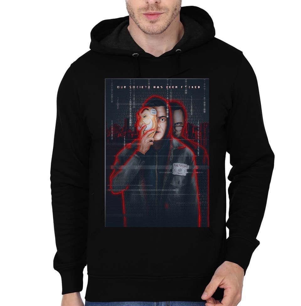 Mr. Robot F Society Black Hoodie