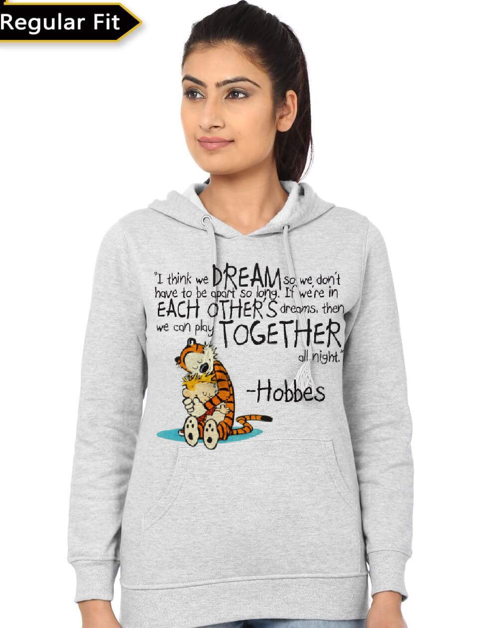 Calvin And Hobbes Girls Hoodie