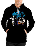 Dragon Ball Super Vegeta Super Saiyan Blue Black Hoodie