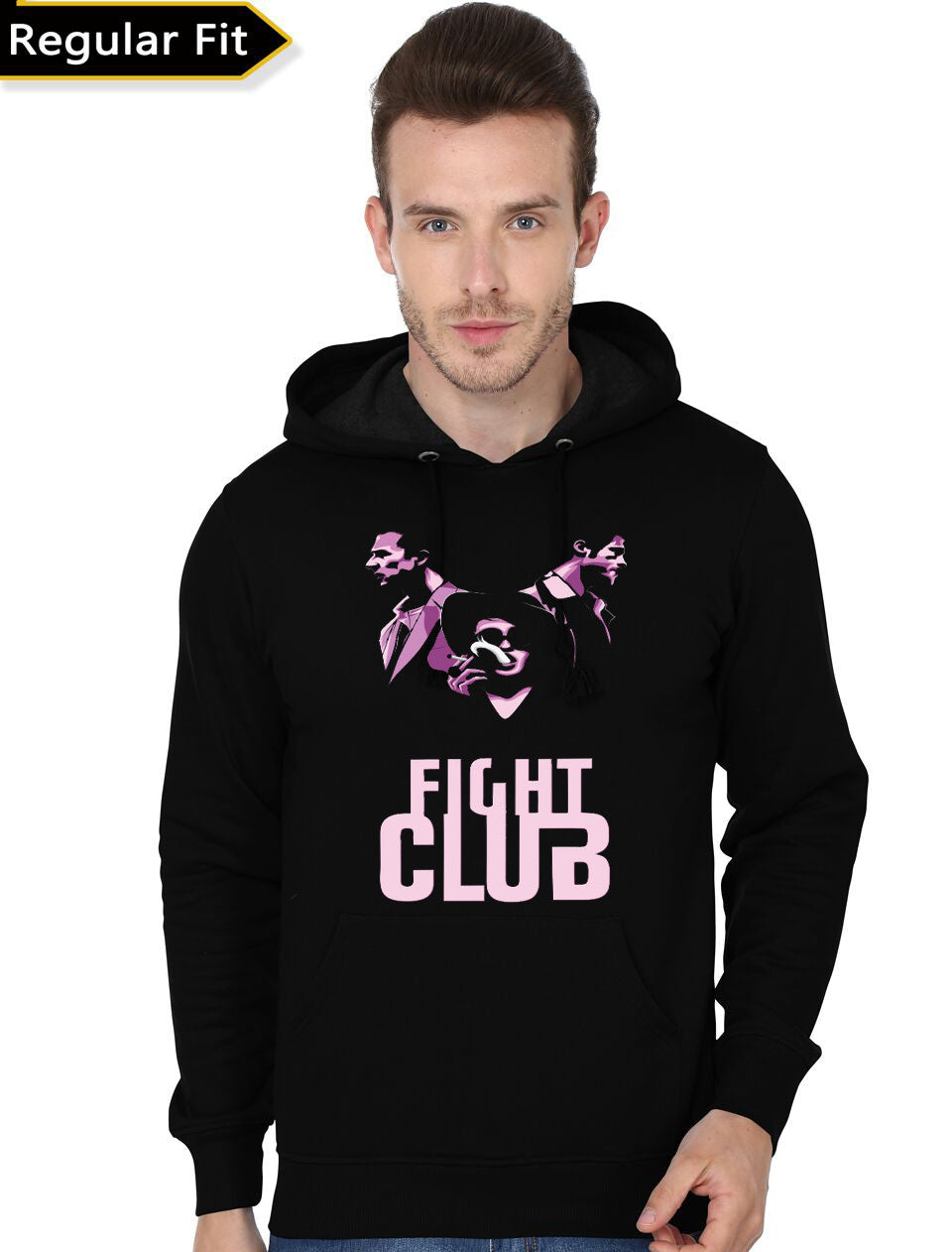 The Fight Club - Minimalist poster Black Hoodie