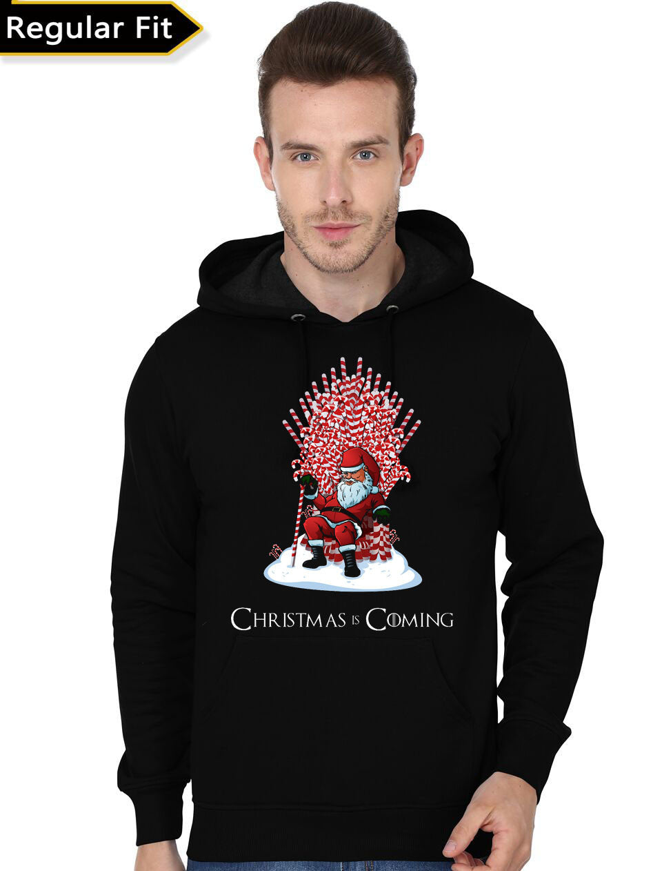 "Dabbing Santa" Black Hoodie