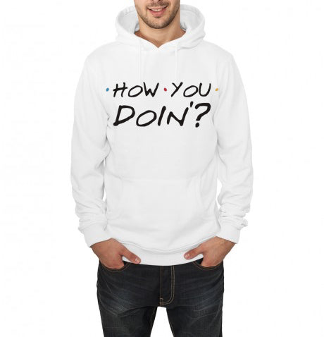 How Doing White Hoodie