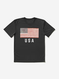 Usa American Flag Active T-Shirt 3