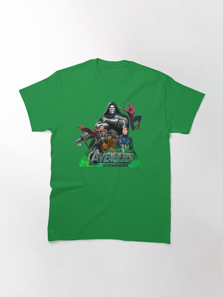 Doomsday Heroes Cinematic Fan Art Classic T Shirt Everyday Wear