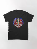 Mexican American Mexico USA Flag Eagle T Classic T-Shirt