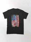 Usa Flag American United States of America 4th of July Classic T-Shirt