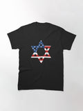 Star of David American Flag Classic T-Shirt