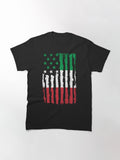 Italian American Pride USA Flag Italy Roots Classic T-Shirt
