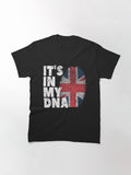 England English Flag It's in my Dna British Men Women Classic T-Shirt