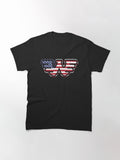 Waylon Jennings American Flag Classic T-Shirt
