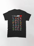 Calendar Formula Race Cars 2026 Circuits Colors V2 Classic T Shirt Clean Design