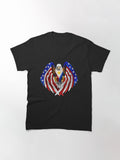 Filipino American Philippines Usa Flag Eagle 4th of July Us Classic T-Shirt