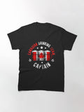 Drink Beer Can Canada Flag Drinking Canadian Team Classic T-Shirt