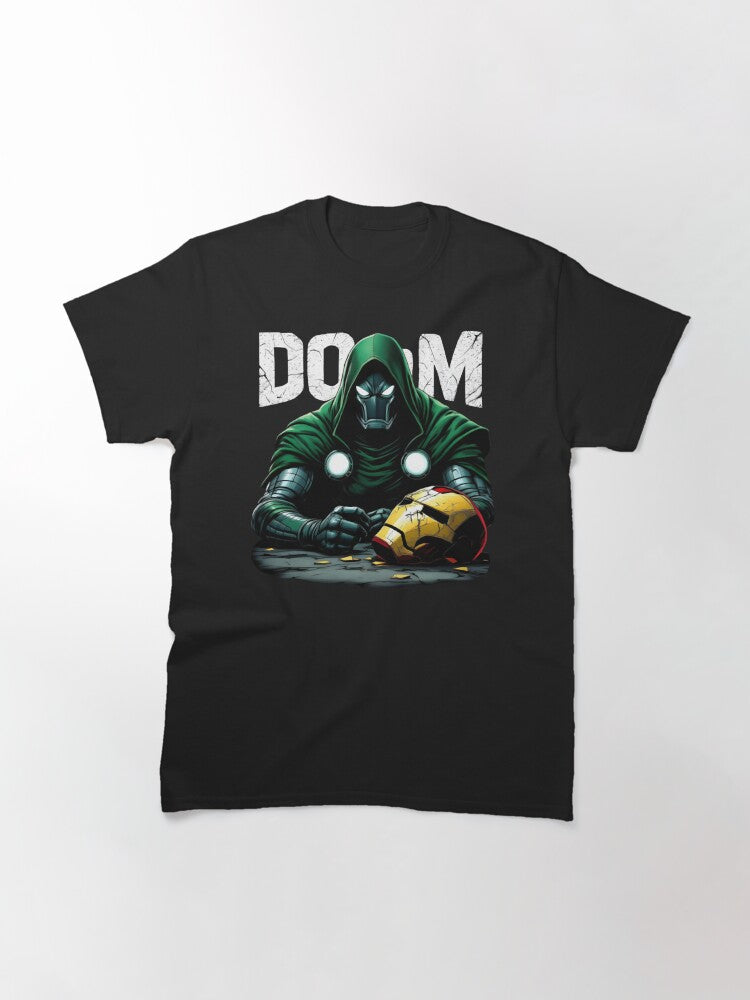 Streetwear Over Armored Hero Dark Villain Art Tee Classic T Shirt Everyday Wear