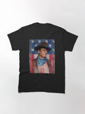 Vintage John Distressed American Flag Perfect Gift Wayne Classic T-Shirt