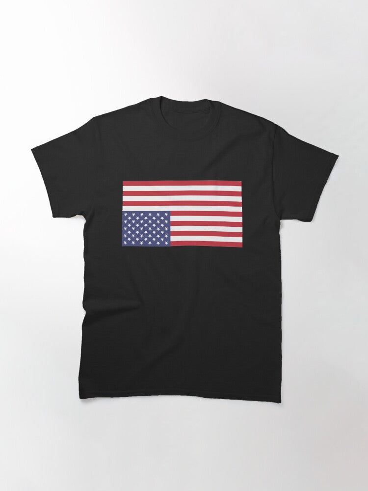 Upside Down American Flag Classic T-Shirt