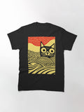 Meow, Kawaii Cat Japanese Art Classic T-Shirt