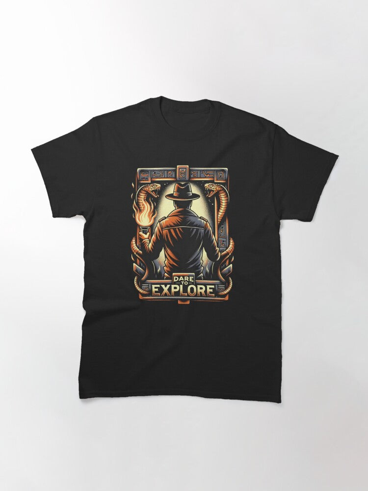 Dare to Explore Adventure Classic T Shirt Everyday Wear