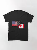 American Canada Flag Shirt USA Essential Pride Dyngus Day Classic T-Shirt