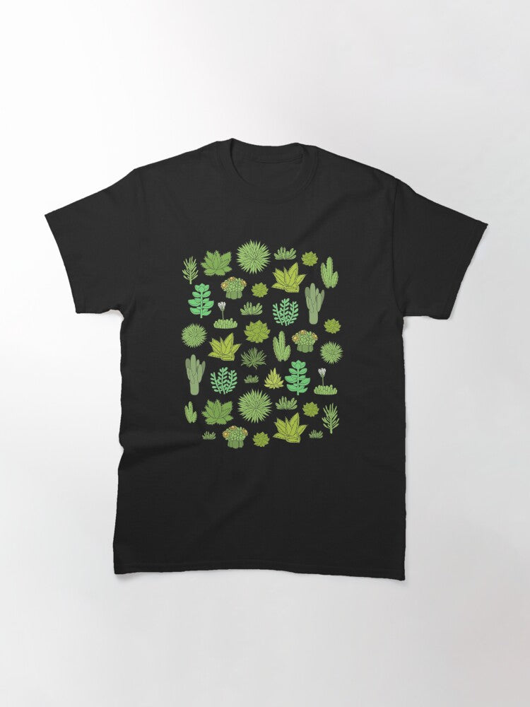 Succulents and Cactus for Cacti Plant Lover Classic T Shirt Premium Print