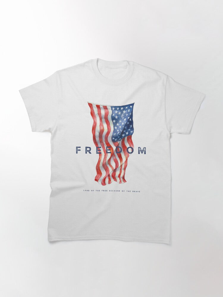 Freedom, Land of the Free Classic T-Shirt