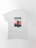 Adventure is Out There Sunset by the Mountains Adventurer Classic T Shirt Premium Print