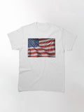 Waving Proudly in the Wind, the Vibrant Colors of a National Flag Classic T-Shirt