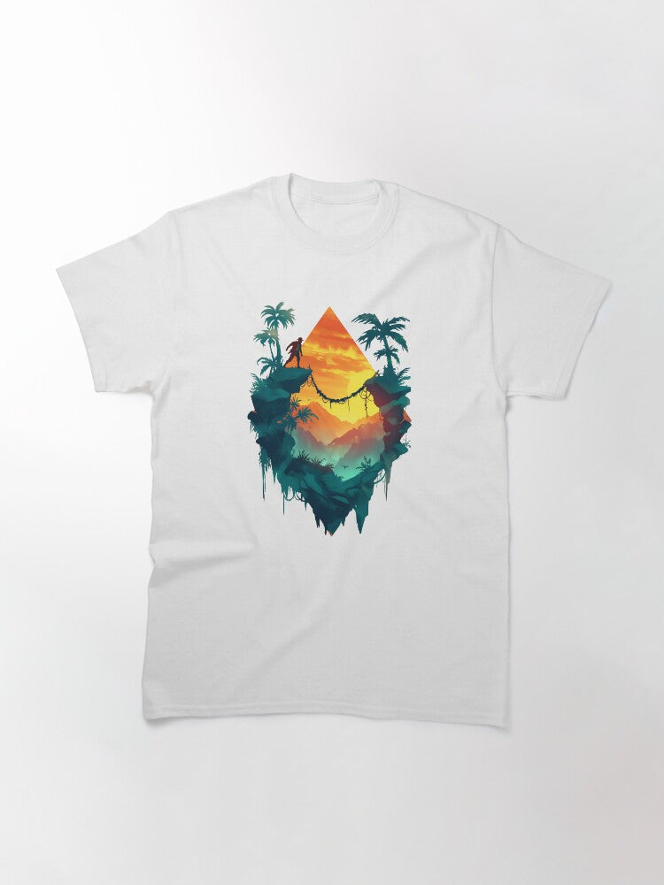 Crossing the Wild Diamond Frame Adventurer Classic T Shirt Everyday Wear