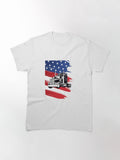 USA Flag and Truck Classic T-Shirt