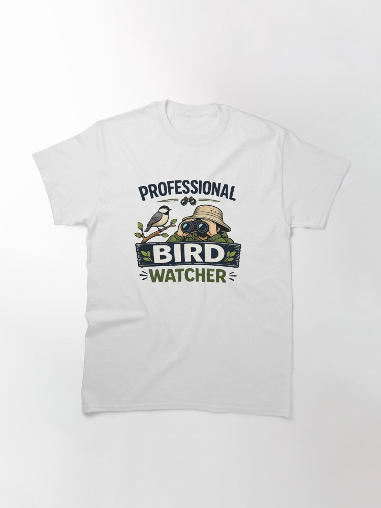 Professional Bird Watcher Classic T Shirt Minimal Style