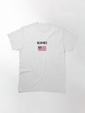 Kihei USA American Flag Light-Color Classic T-Shirt