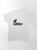 The Catfather - Black on White Classic T-Shirt