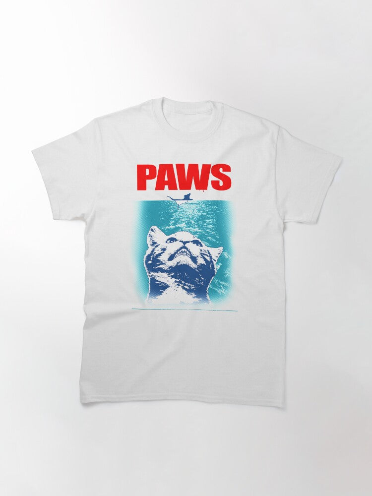 Paws Cat and Mouse Top, Cute Funny Lover Classic T-Shirt 2