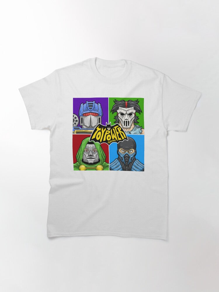 Toy Power Podcast 10yr Anniversary Logo Art Creation by Sadc Theclown Ch Classic T Shirt Gift Ready 2