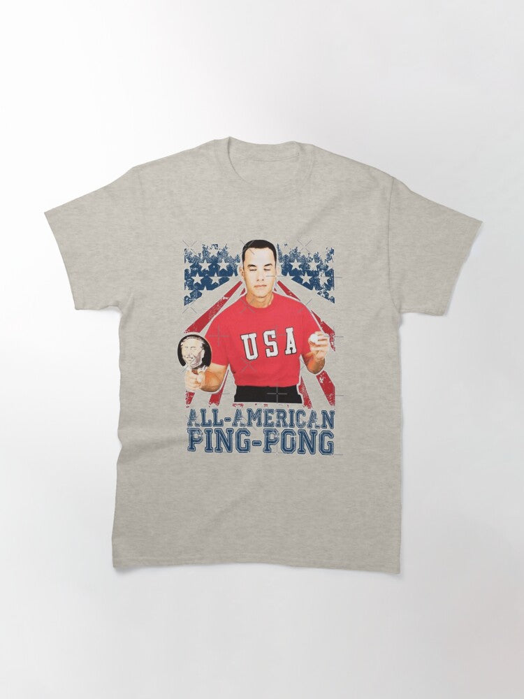Forrest Gump American Flag Guy Classic T-Shirt 2