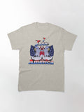 Beautiful American Flag with Eagle Design Classic T-Shirt
