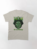 Is Coming Stainglass Effect Classic T Shirt US Trend