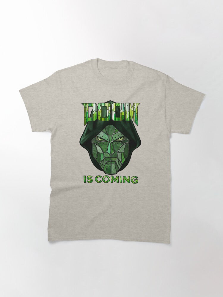 Is Coming Stainglass Effect Classic T Shirt US Trend