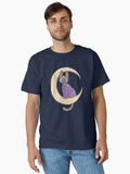 Cat Pajamas on the Moon Classic T-Shirt | Premium Unisex T-Shirt, Trending Graphic Tee