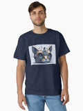 Embracing the Future The Fascinating World of Robot Cats Classic T Shirt T Shirt AI Inspired Art Futuristic Style