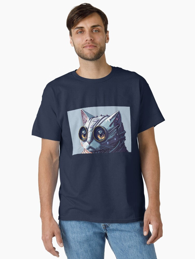 Embracing the Future The Fascinating World of Robot Cats Classic T Shirt T Shirt Trending US Modern Aesthetic