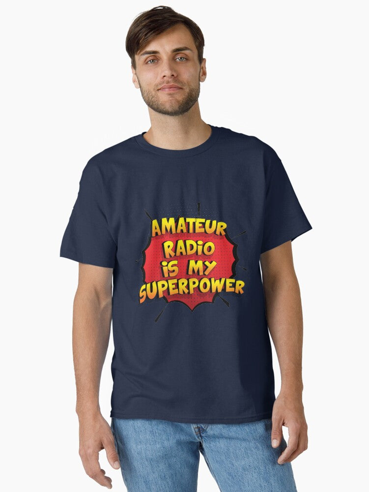 Amateur Radio Is My Superpower Funny Design