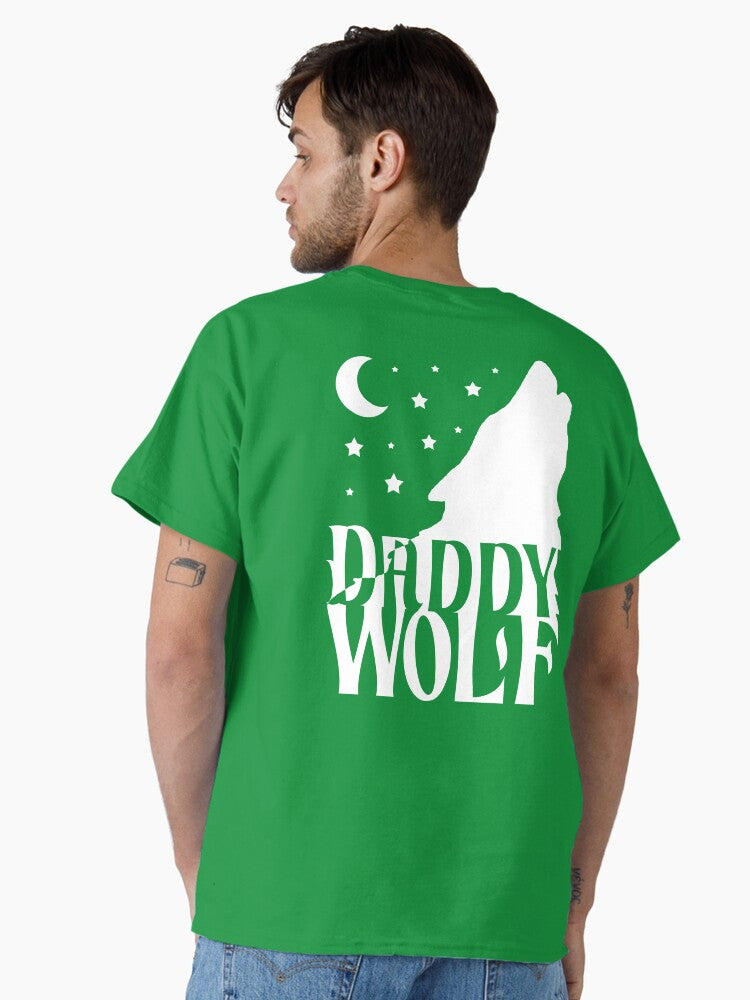 Daddy Wolf, Wolf Lover Gift T-Shirt