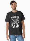 Against me t-shirt Classic T-Shirt | Premium Unisex T-Shirt, Trending Graphic Tee
