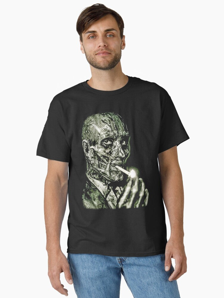 hellraiser frank print Classic T-Shirt | Premium Unisex T-Shirt, Trending Graphic Tee