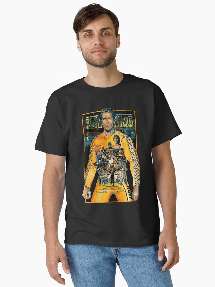 The Running Man Poster Classic T-Shirt | Premium Unisex T-Shirt, Trending Graphic Tee